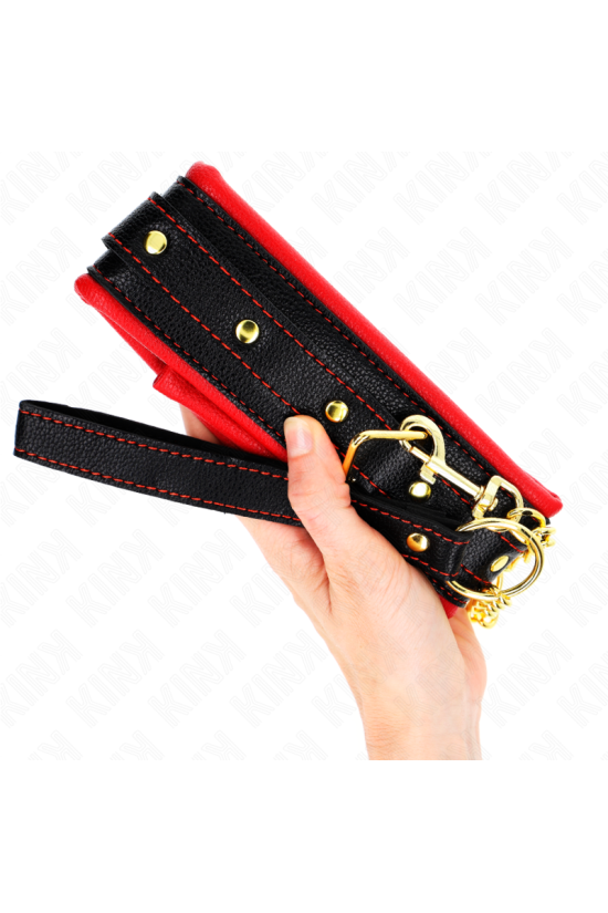 KINK - COLLANA CON CINTURINO IN SIMILPELLE SPUGNA MODELLO 2 REGOLABILE 37-54 CM X 3 CM