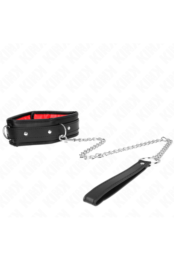 KINK - COLLANA CON CINTURINO IN SIMILPELLE SPUGNA MODELLO 3 REGOLABILE 37-54 CM X 3 CM