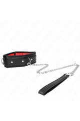 KINK - COLLANA CON CINTURINO IN SIMILPELLE SPUGNA MODELLO 3 REGOLABILE 37-54 CM X 3 CM