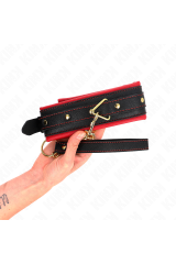KINK - COLLARE CON GUINZAGLIO IN TESSUTO TINTO REGOLABILE 33-48 CM X 5