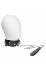KINK - COLLANA SCHIAVITÙ 3 ANELLI CON CINTURINO 80 CM 53 X 5 CM