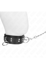 KINK - COLLANA SCHIAVITÙ 3 ANELLI CON CINTURINO 80 CM 53 X 5 CM