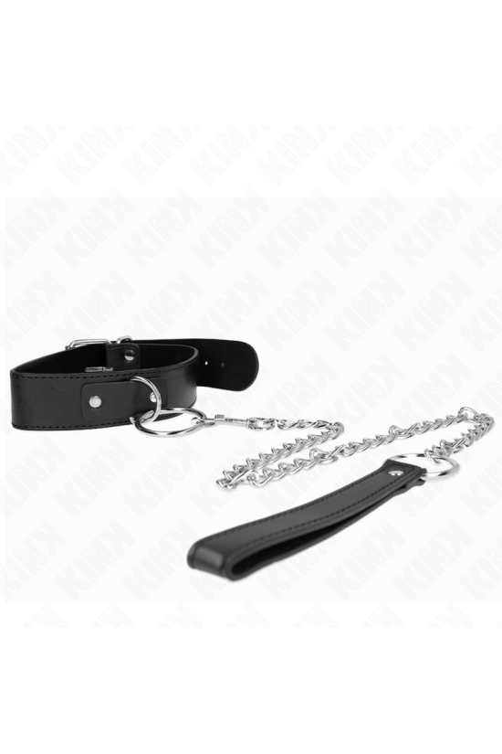 KINK - COLLARE MODELLO BASE CON GUINZAGLIO MODELLO 4 REGOLABILE 36-43 CM