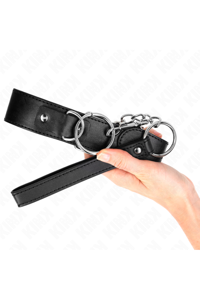 KINK - COLLARE MODELLO BASE CON GUINZAGLIO MODELLO 4 REGOLABILE 36-43 CM