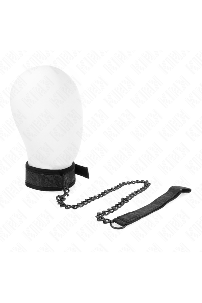 KINK - COLLARE MODELLO BASE CON GUINZAGLIO 77 CM MODELLO 5 REGOLABILE 34-54 CM X 5 CM