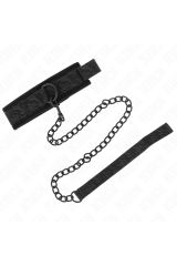 KINK - COLLARE MODELLO BASE CON GUINZAGLIO 77 CM MODELLO 5 REGOLABILE 34-54 CM X 5 CM