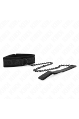 KINK - COLLARE MODELLO BASE CON GUINZAGLIO 77 CM MODELLO 5 REGOLABILE 34-54 CM X 5 CM