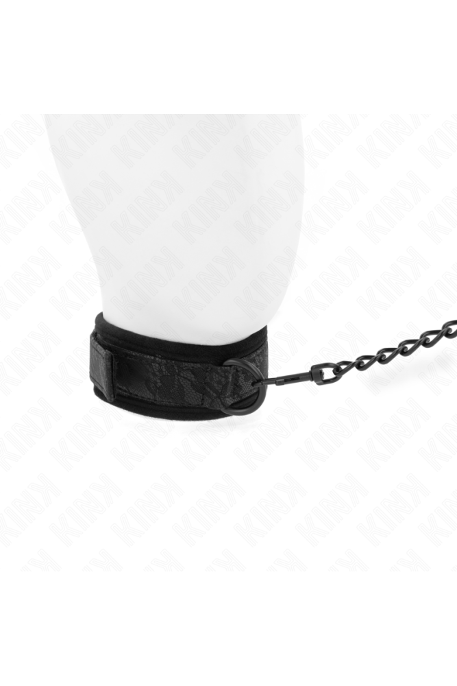 KINK - COLLARE MODELLO BASE CON GUINZAGLIO 77 CM MODELLO 5 REGOLABILE 34-54 CM X 5 CM