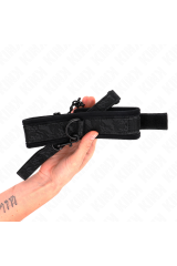 KINK - COLLARE MODELLO BASE CON GUINZAGLIO 77 CM MODELLO 5 REGOLABILE 34-54 CM X 5 CM