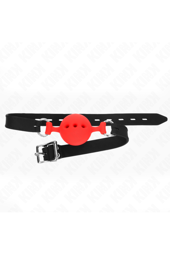 KINK - BAVAGLIO IN SILICONE INTERO 55 x 2 CM CON SFERA DA 4