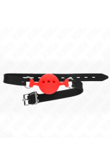 KINK - BAVAGLIO IN SILICONE INTERO 55 x 2 CM CON SFERA DA 4