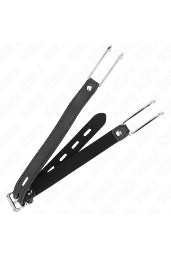 KINK - GANCIO IN METALLO 11.5 CM CON CINTURINO IN SIMILPELLE REGOLABILE 39-58 CM X 2 CM