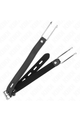 KINK - GANCIO IN METALLO 11.5 CM CON CINTURINO IN SIMILPELLE REGOLABILE 39-58 CM X 2 CM