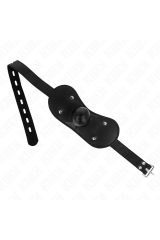 KINK - MASCHERA BOCCA BALL GAG CON SERRATURA REGOLABILE 42-60 CM