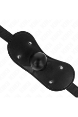 KINK - MASCHERA BOCCA BALL GAG CON SERRATURA REGOLABILE 42-60 CM