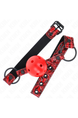 KINK - PALLA CON MOTIVO A DIAMANTI 4.5 CM MODELLO GAG 1 64.5 CM REGOLABILE 42-60 CM