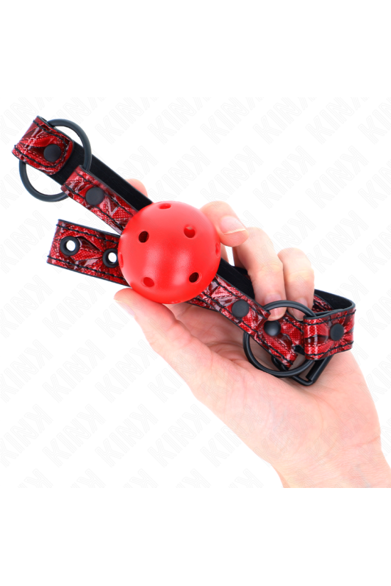 KINK - PALLA CON MOTIVO A DIAMANTI 4.5 CM MODELLO GAG 1 64.5 CM REGOLABILE 42-60 CM