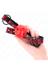 KINK - PALLA CON MOTIVO A DIAMANTI 4.5 CM MODELLO GAG 1 64.5 CM REGOLABILE 42-60 CM