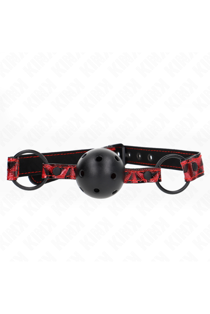 KINK - PALLA CON MOTIVO A DIAMANTI 4.5 CM GAG MODELLO 2 64.5 CM REGOLABILE 42-60 CM