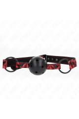KINK - PALLA CON MOTIVO A DIAMANTI 4.5 CM GAG MODELLO 2 64.5 CM REGOLABILE 42-60 CM