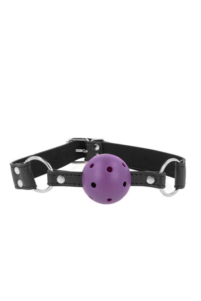KINK - PALLA TRASPIRANTE BAVAGLIO 4 CM CON DOPPIO RIVETTO VIOLA 62