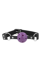KINK - PALLA TRASPIRANTE BAVAGLIO 4 CM CON DOPPIO RIVETTO VIOLA 62
