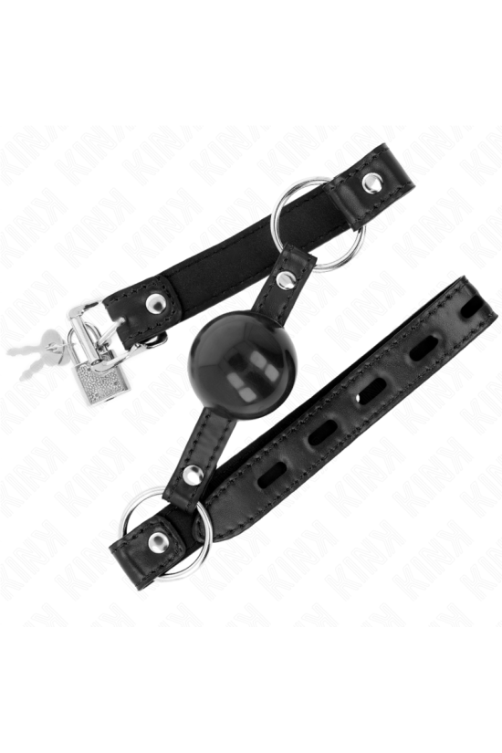 KINK - PALLA IN TPE NERA 4 CM GAG 60 x 2 CM