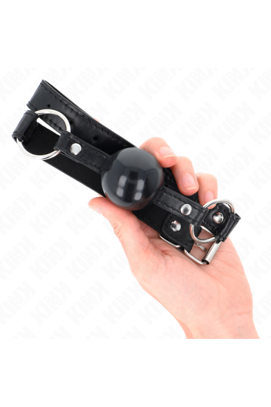 KINK - PALLA IN TPE NERA 4 CM GAG 60 x 2 CM