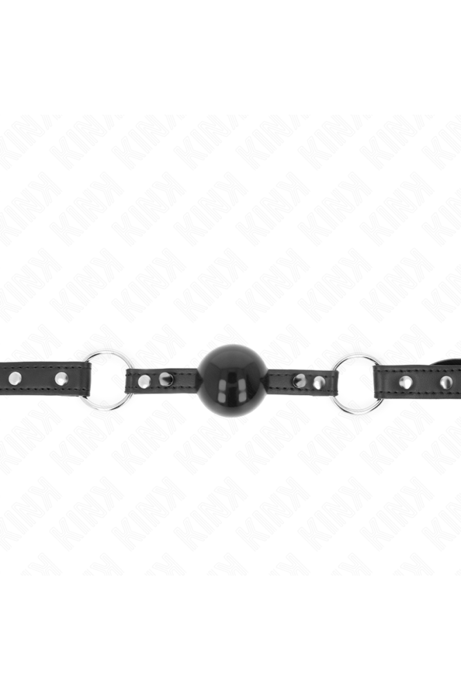 KINK - BALL GAG 4 CM CON RIVETTO PUNTA E CHIUSURA A SCATTO 65 x 2 CM
