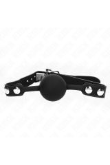 KINK - MODELLO 1 PALLA IN SILICONE 4 CM GAG CON SERRATURA 60 x 2 CM