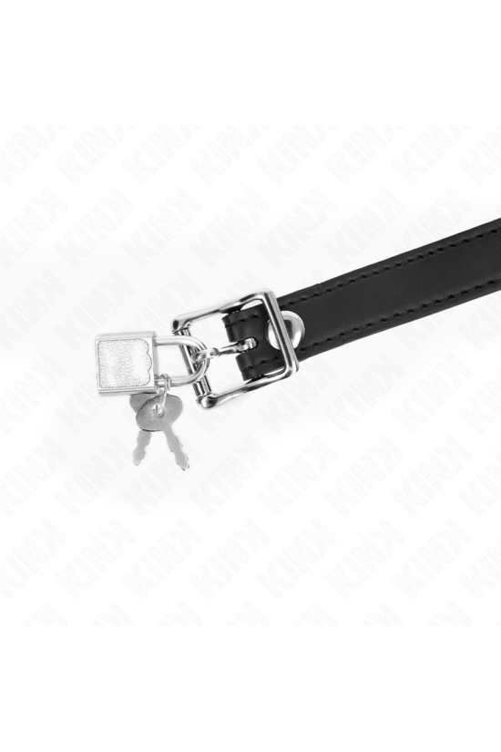 KINK - MODELLO 1 PALLA IN SILICONE 4 CM GAG CON SERRATURA 60 x 2 CM