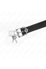 KINK - MODELLO 1 PALLA IN SILICONE 4 CM GAG CON SERRATURA 60 x 2 CM