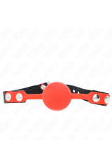 KINK - MODELLO 2 PALLA IN SILICONE 4 CM GAG CON SERRATURA 60 x 2 CM