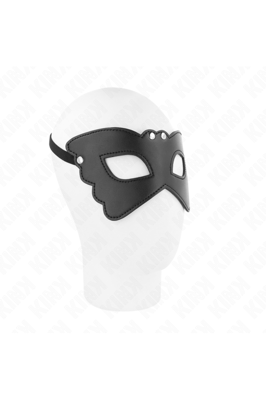 KINK - MASCHERA IN SIMILPELLE A FORMA DI FARFALLA 20 x 9 CM