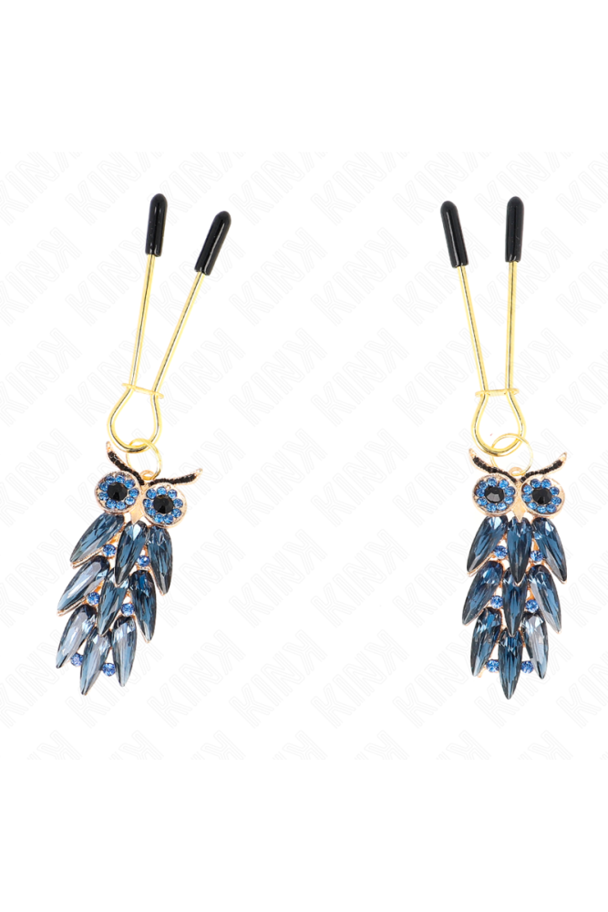 KINK - PINZE PER CAPEzzoli CON CIONDOLO GUFO 6 CM