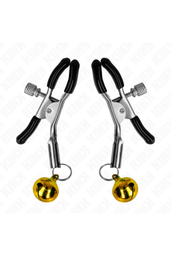 KINK - PINZA PER CAPEZZOLO A CAMPANA SINGOLA ORO 6 CM