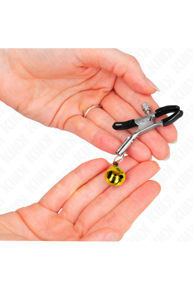 KINK - PINZA PER CAPEZZOLO A CAMPANA SINGOLA ORO 6 CM