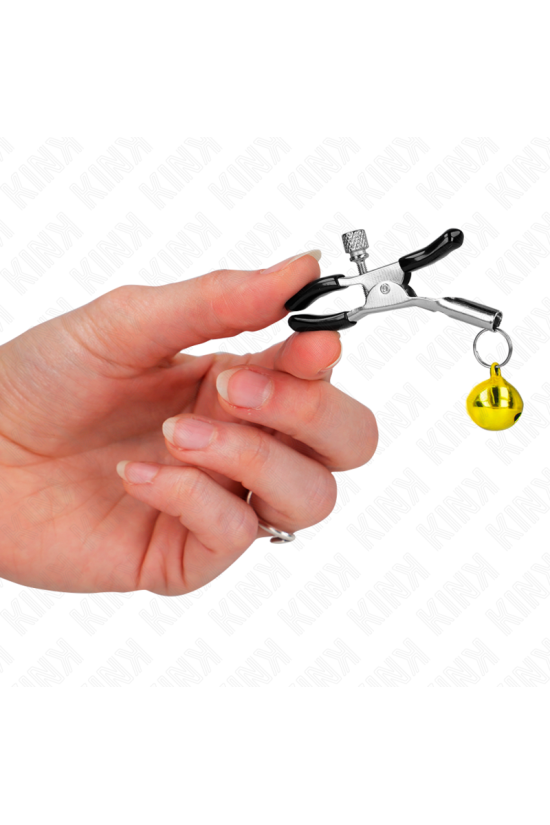 KINK - PINZA PER CAPEZZOLO A CAMPANA SINGOLA ORO 6 CM