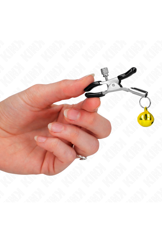 KINK - PINZA PER CAPEZZOLO A CAMPANA SINGOLA ORO 6 CM