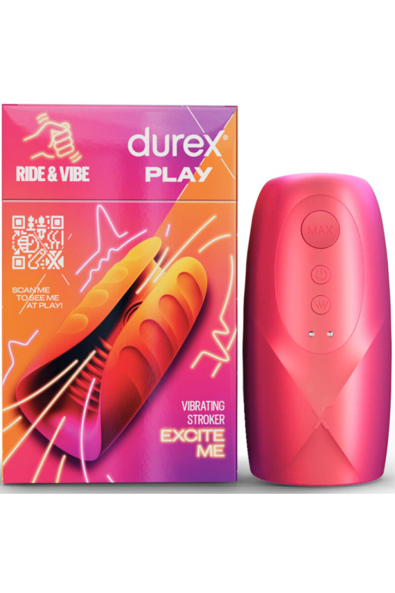 DUREX - MASTURBATORE VIBRATORE TOY RIDE & VIBE
