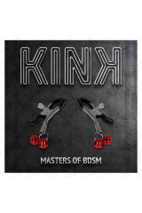 KINK - MORSETTO PER CAPEZZOLI DOPPIA CAMPANA ROSSO 6 CM