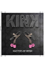 KINK - MORSETTO PER CAPEZZOLI DOPPIA CAMPANA ROSA 6 CM