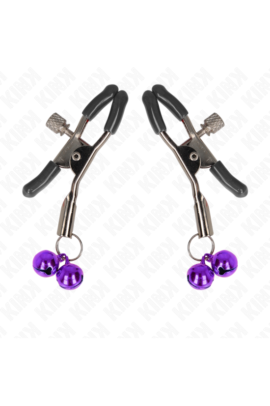 KINK - PINZA PER CAPEZZA DOPPIA VIOLA 6 CM