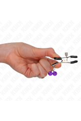 KINK - PINZA PER CAPEZZA DOPPIA VIOLA 6 CM