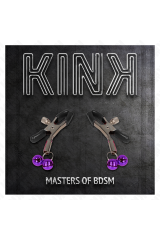 KINK - PINZA PER CAPEZZA DOPPIA VIOLA 6 CM