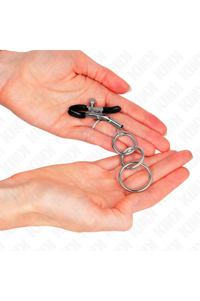 KINK - MORSETTO PER CAPEZZOLO CON 3 O-RING 6 CM