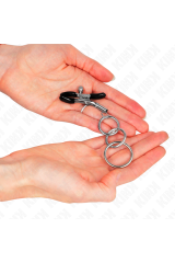 KINK - MORSETTO PER CAPEZZOLO CON 3 O-RING 6 CM