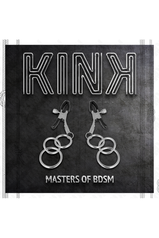 KINK - MORSETTO PER CAPEZZOLO CON 3 O-RING 6 CM