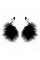 KINK - PINZA PER CAPEzzoli PIUMA NERA 7 CM