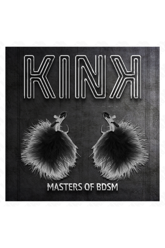 KINK - PINZA PER CAPEzzoli PIUMA NERA 7 CM